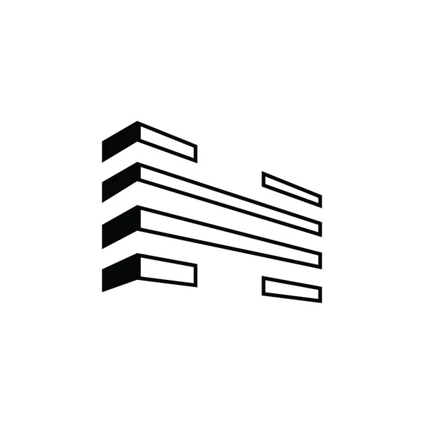Initial Letter Logo Construction Design Concept — Stockvector