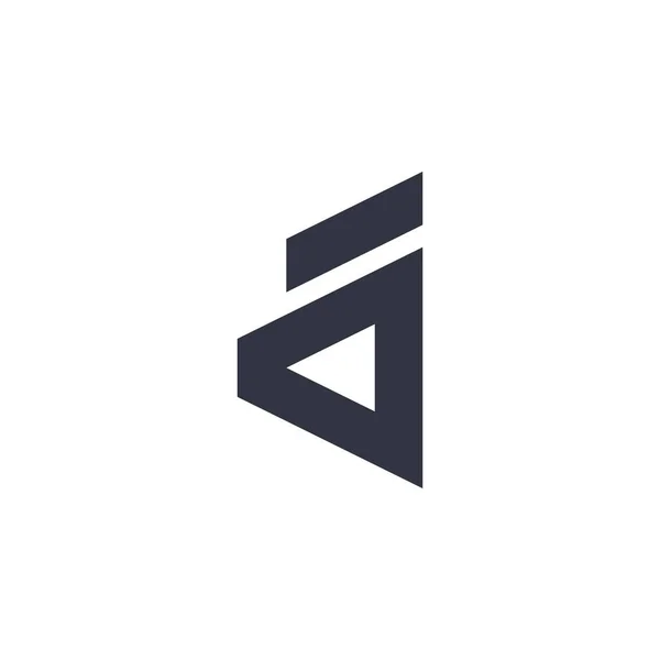 Initial Letter Vector Logo Design Modern — Stok Vektör