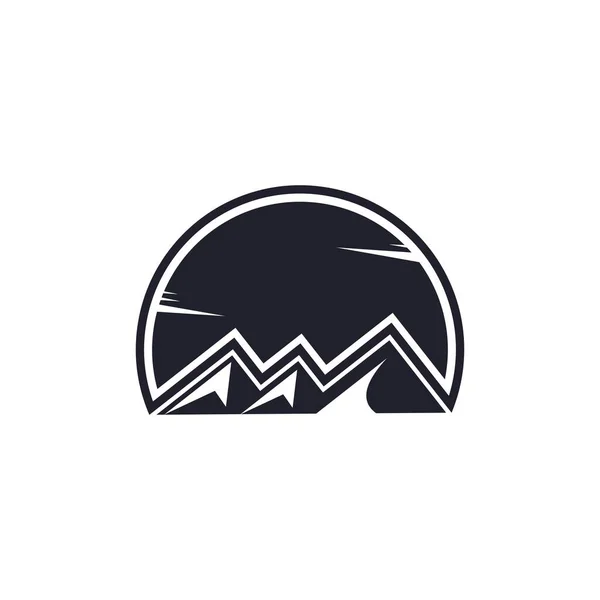 Mountain Vector Logo Design Template Mountain Logo Mountain Symbol Mountain — Vetor de Stock