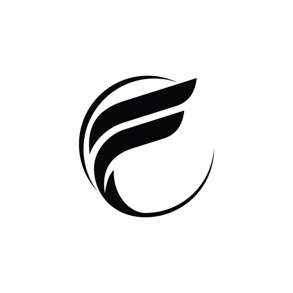 Первоначальная Буква Векторный Дизайн Логотипа — стоковый вектор
