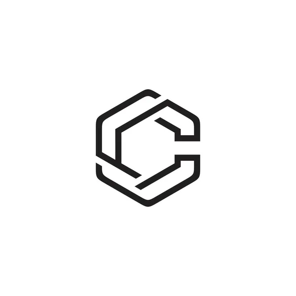 Initial Letter Vector Logo Design Concept — 图库矢量图片