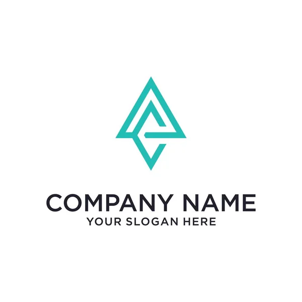 Initial Letter Logo Design Vector — Vetor de Stock