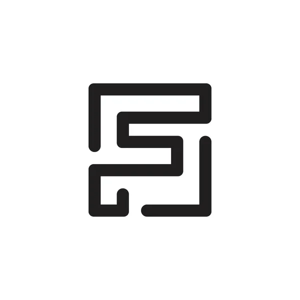Initial Letter Logo Design Vector — ストックベクタ