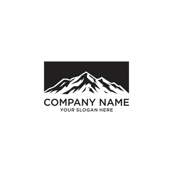 Mountain Vector Logo Design Template Mountain Logo Mountain Symbol Mountain — Stok Vektör