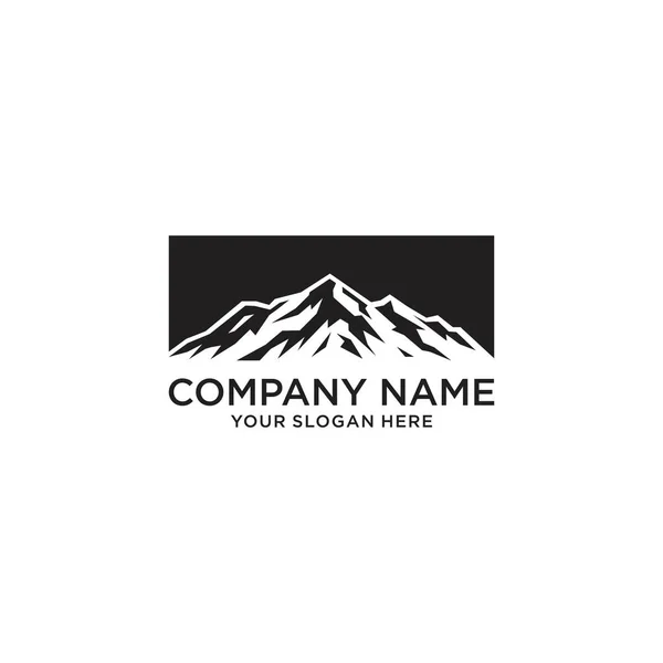 Mountain Vector Logo Design Template Mountain Logo Mountain Symbol Mountain — Vector de stock