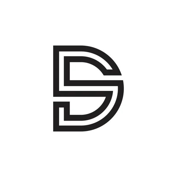 Initial Letter Logo Design Concept — Vetor de Stock