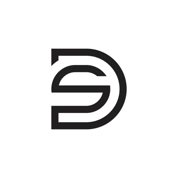 Initial Letter Logo Design Concept — Vetor de Stock