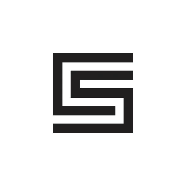 Initial Letter Design Monogram — Stok Vektör