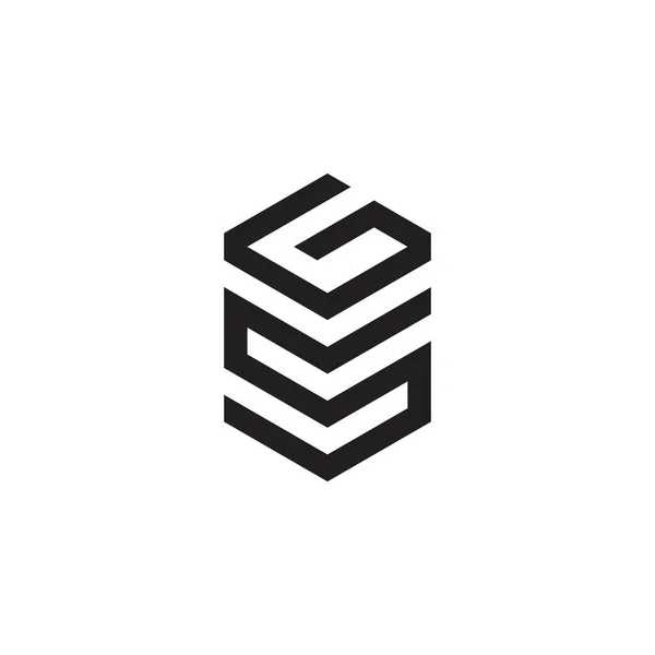 Initial Letter Logo Design Vector – Stock-vektor