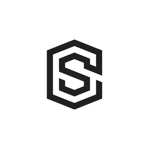 Initial Letter Logo Design Monogram — Vettoriale Stock