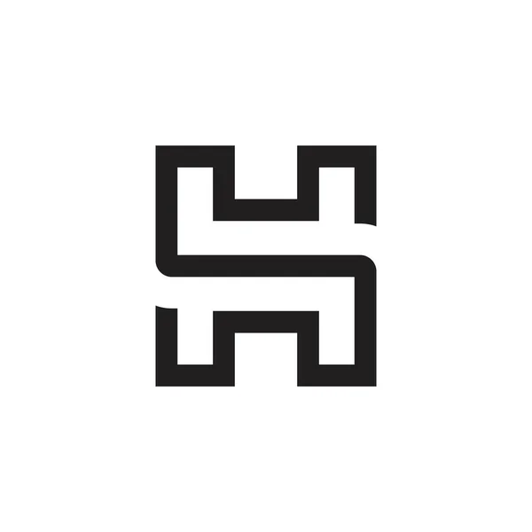 Initial Letter Logo Design Monogram — Stok Vektör