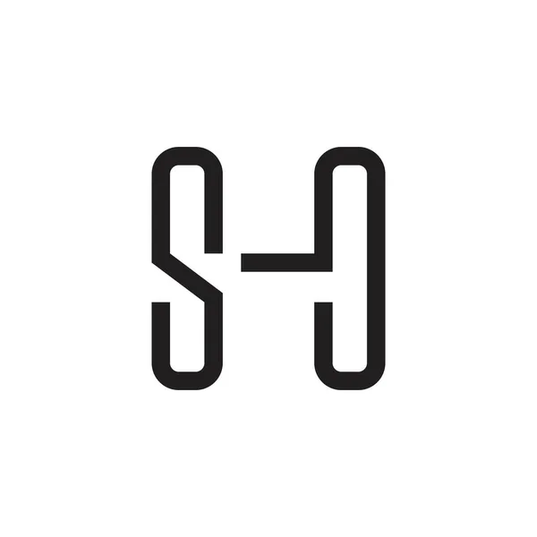 Initial Letter Logo Design Monogram — 스톡 벡터