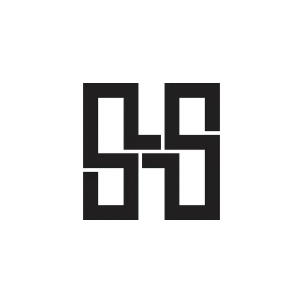 Initial Letter Logo Design Monogram — Stok Vektör