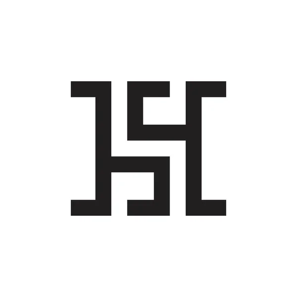 Initial Letter Logo Design Monogram — Stock Vector