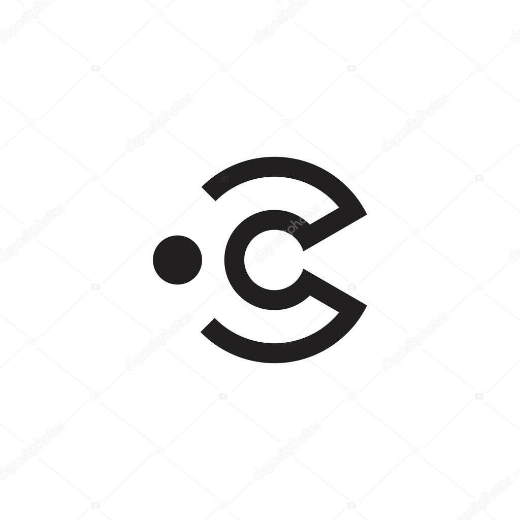 Initial letter C vector logo design concept.