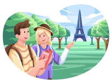 vector illustration virtual for travel and transport concept design for a banner website, poster