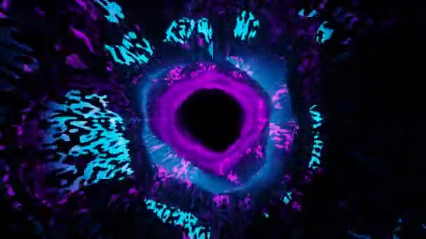 Abstract Background Animation Ultraviolet Purple Loop — Vídeo de Stock