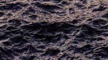 Black ocean sea sunset vj loop 