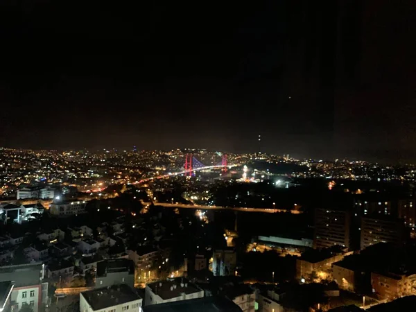 Nachtansicht Von Istanbul — Stockfoto