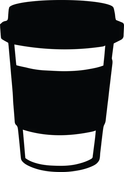 Coffee Cup Mug Disposable Latte Shop Espresso Vector Vector Illustration — Archivo Imágenes Vectoriales