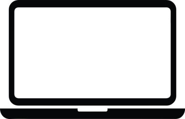 Laptop Internet Notebook Screen Technology Computer. Vector illustration
