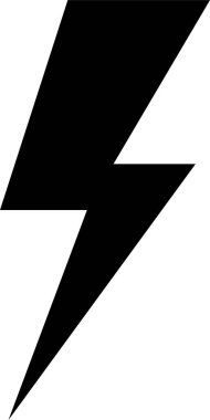 Lightning Bolt Shock Electricity Electric Light Thunder Storm. Vector illustration