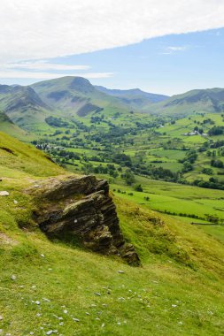 Hiking trail up Catbells in The Lake District National Park.