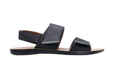 Men leather sandal style isolated on white background