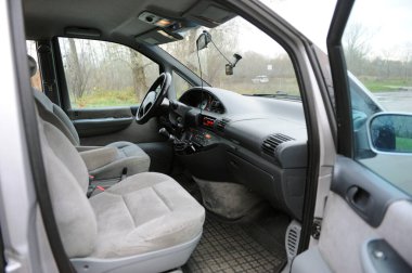 Belarus, Minsk -24.11.2020: Lancia Z (Zeta) 1998 Citroen, Peugeot, Fiat ve Lancia markalarından büyük MPV Fransa 'daki Sevel Nord fabrikasında üretildi..