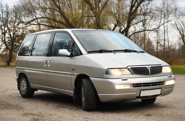 Belarús Minsk 2020 Lancia Zeta 1998 Gran Mpv Las Marcas —  Fotos de Stock