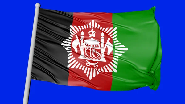 Afghanistan National Flag Flying Image — Zdjęcie stockowe