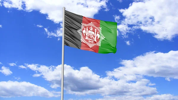 Afghanistan National Flag Flying Image