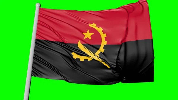 安提瓜和巴布达国旗图像 — 图库照片