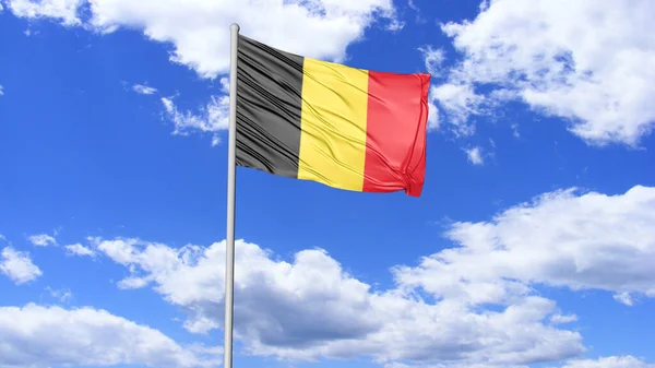Belgium National Flag Image — 스톡 사진