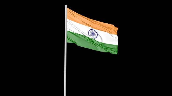 Indian National Flag Flying 4K