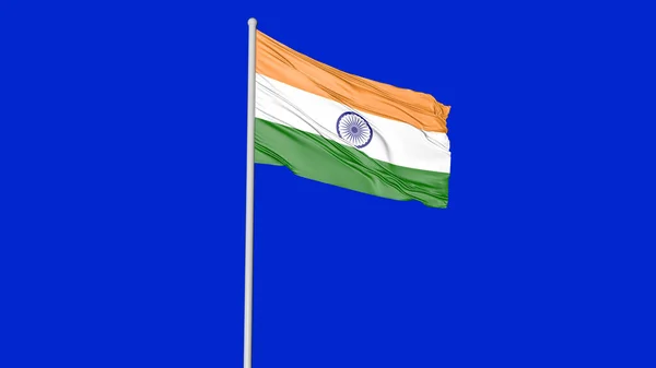 Индийский Национальный Флаг Флагом — стоковое фото