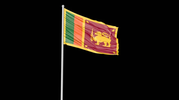 Sri Lanka Flag Image — Zdjęcie stockowe