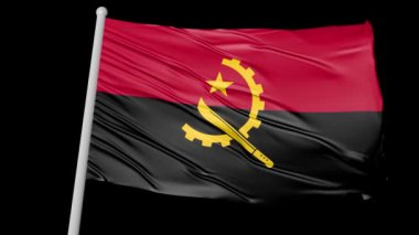 Albania National Flag Flying Video HD 4K