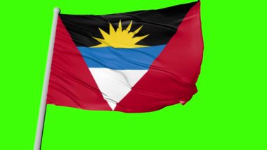 Albania National Flag Flying Video HD 4K