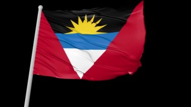 Albania National Flag Flying Video HD 4K