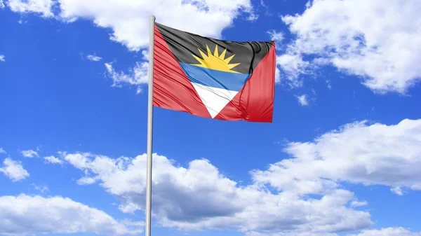 Antigua Och Barbudas Flagga Bild — Stockfoto