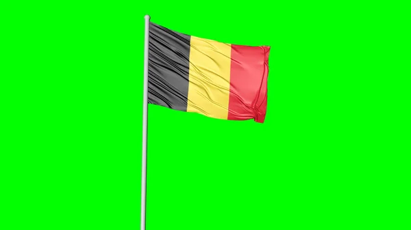 Belgium National Flag Image — Stok fotoğraf