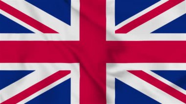 UK flag Flying animation