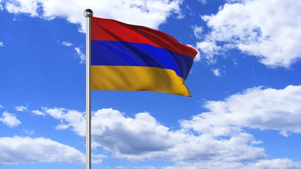 Armenia National Flag Flying Images — Stok fotoğraf