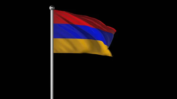 Armenia National Flag Flying Images — Stok fotoğraf