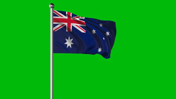 Australia National Flag Flying Image — Fotografia de Stock