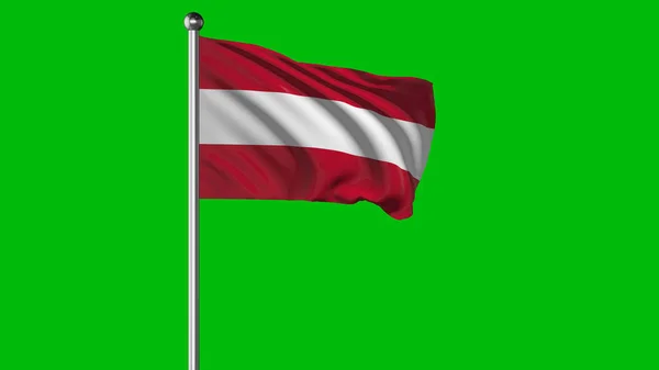 Austria National Flag Flying Image — ストック写真