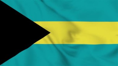  The Bahamas Flag Flying 4K Video 