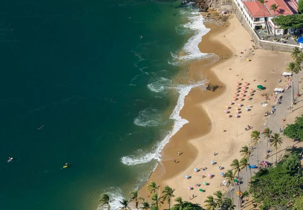 Red beach, Rio de janeiro Brazil. Aerial view on a sunny day.