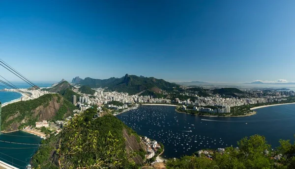 Rio Janeiro Brazil Panoramic View City Urca Hill Megapixels — 图库照片